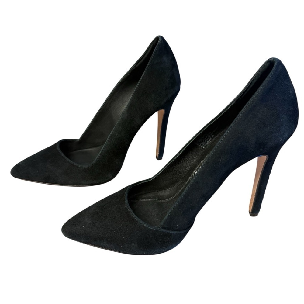 Alice + Olivia Classic Black Dina Heels - Picture 3 of 8